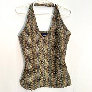 Y2K Poetry Woman’s Halter Top